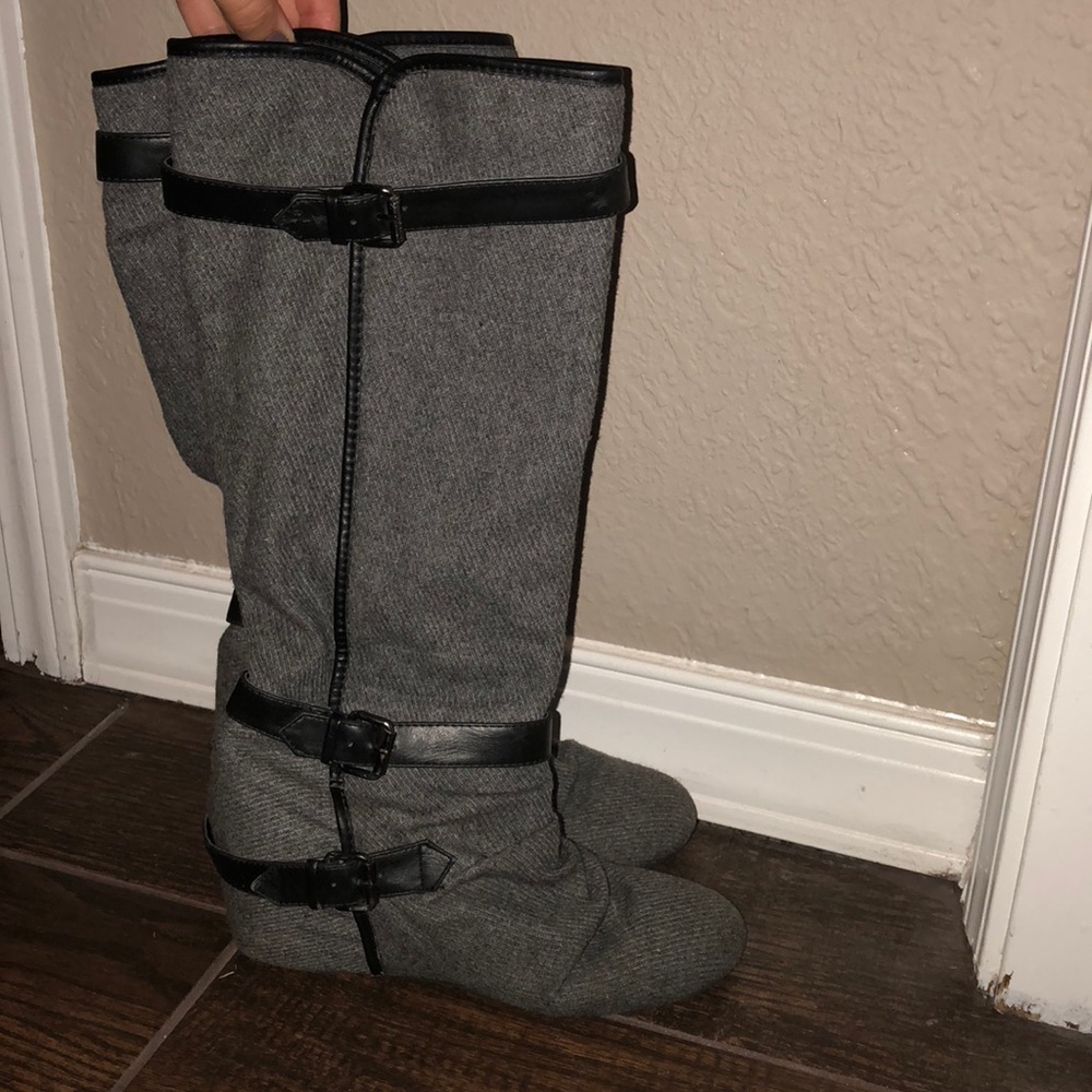 Wedge winter boots